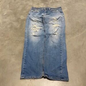 Vintage y2k 90s levis light wash denim grunge faded jeans